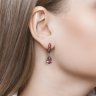 Серьги из серебра с ситаллами (Арт.92021919)