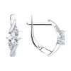 Серьги из серебра с фианитами «Игра Света» Соколов (арт.94027290)