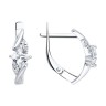 Серьги из серебра с фианитами «Игра Света» Соколов (арт.94027290)