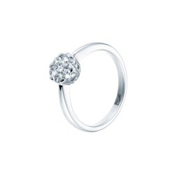 Кольцо из белого золота с бриллиантом (Арт.r37945a-16_wg)