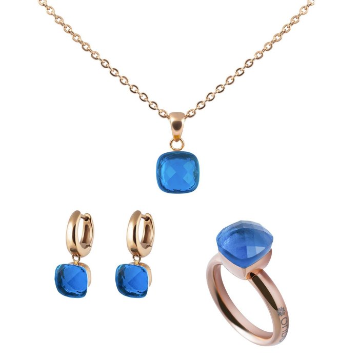 Колье-бижутерия Qudo (Арт.400341.1_bl_rg)