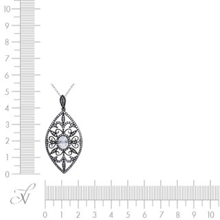 Цепь из золота с бриллиантами и белым топазом «Ажурный свет» MyJewel (арт.S732WSK4WX_TSP_BW)