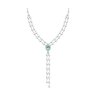 Колье из серебра с фианитами (Арт.94071372)