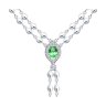 Колье из серебра с фианитами (Арт.94071372)