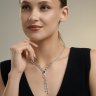 Колье из серебра с фианитами (Арт.94071372)