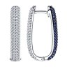 Серьги из серебра с фианитами (Арт.94-120-01900-1)