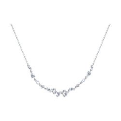 Колье из серебра с фианитами (Арт.94070969)