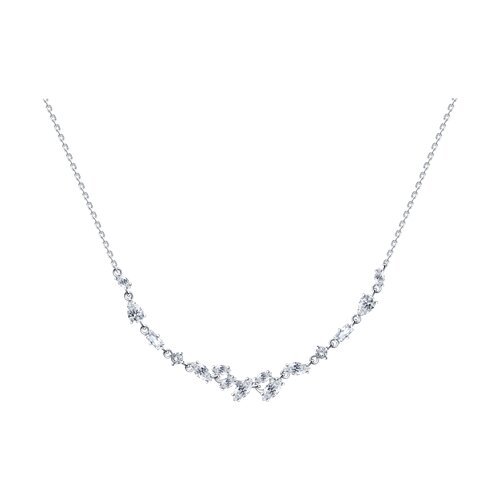 Колье из серебра с фианитами (Арт.94070969)