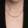 Колье из серебра с фианитами (Арт.94070969)