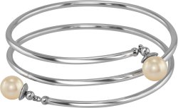 Браслет из серебра с жемчугом (Арт.aab-6-10-5-s)