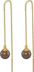 Серьги из серебра с жемчугом (Арт.aas-11-8-33-g)