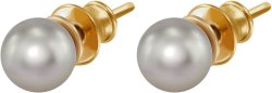Серьги из серебра с жемчугом (Арт.aas-15-6-28-g)