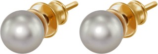 Серьги серебро с жемчугом «Beautiful 28G» Rivoli (арт.AAS-15-6-28-G)