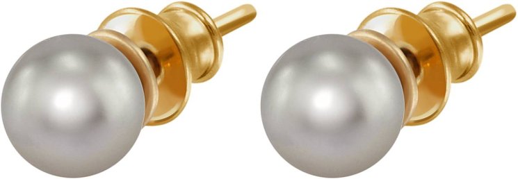 Серьги из серебра с жемчугом (Арт.aas-15-6-28-g)
