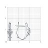 Серьги из белого золота с бриллиантами (Арт.52-220-01923-1)