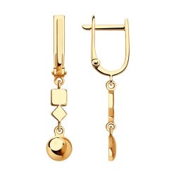 Серьги из золота (Арт.029677)