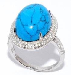 Кольцо Серебряные крылья (Арт.21sr000891c-1-96_biryuzapr_kubcirkonii)