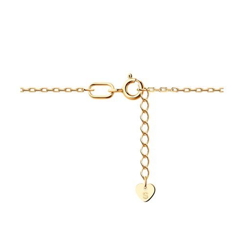 Браслет из золота с фианитами «Линия света» Соколов (арт.051296)