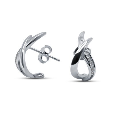 Серьги Серебряные крылья (Арт.022027852_kubcirkonii)