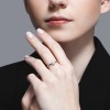 Кольцо из белого золота с бриллиантами «Цветок Света» Соколов (арт.1012139-3)
