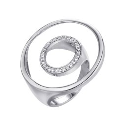 Кольцо из серебра с фианитом (Арт.mp-r00500-x-w-x-x-w)