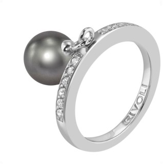 Кольцо серебряное с жемчугом и фианитами «Beautiful 31S» Rivoli (арт.ZAR-14-8-31-S)