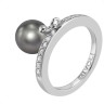 Кольцо серебряное с жемчугом и фианитами «Beautiful 31S» Rivoli (арт.ZAR-14-8-31-S)