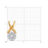 Подвеска из золота с бриллиантами (Арт.1030923)