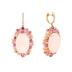 Серьги из золота с аметистом и бриллиантом (Арт.hf04714e-r-pch_sr_ps_am_rq_pink)