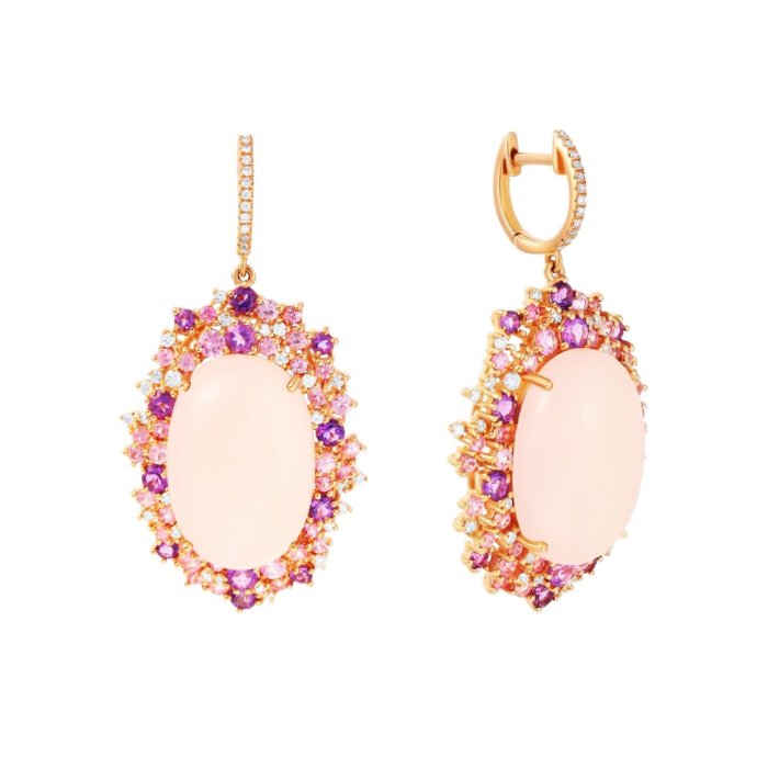 Серьги из золота с аметистом и бриллиантом (Арт.hf04714e-r-pch_sr_ps_am_rq_pink)
