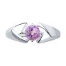 Кольцо из серебра с аметистом (Арт.92011603)