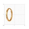 Серьги одиночные из золота с алмазной гранью (Арт.170002)