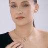 Подвеска из золота с бриллиантами и сапфиром (Арт.2030366)