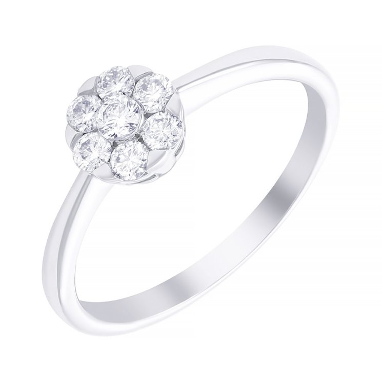 Кольцо из белого золота с бриллиантом (Арт.r37945a-6_wg)