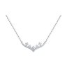 Колье из серебра с фианитами (Арт.94-170-00858-1)