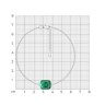 Браслет из серебра с фианитом и эмалью (Арт.94051522)