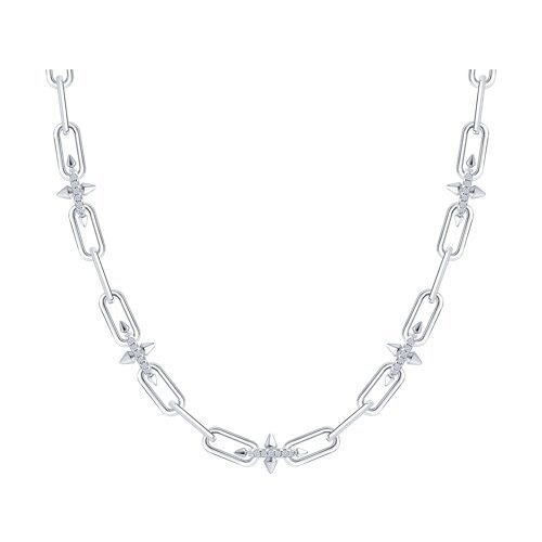 Колье из серебра с фианитами (Арт.94071373)