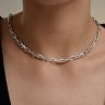 Колье из серебра с фианитами (Арт.94071373)
