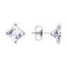 Серьги из серебра с фианитами (Арт.94-122-01643-1)