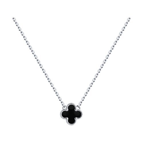 Колье из серебра с эмалью (Арт.94070970)