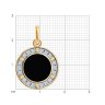 Подвеска золотая пробы 585 с агатом (Арт.51-330-02989-1)