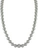 Ожерелье серебро с жемчугом и куб. цирконием «Pearl Kiss 28S» Rivoli (арт.91L-SK-28)