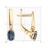 Серьги из золота с бриллиантами и г/т александритами (Арт.51-220-02339-1)