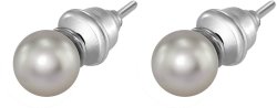 Серьги из серебра с жемчугом (Арт.aas-15-6-28-s)