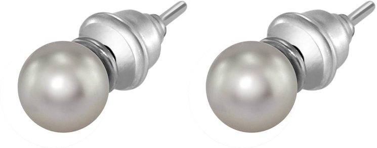 Серьги из серебра с жемчугом (Арт.aas-15-6-28-s)