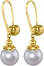 Серьги серебряные с жемчугом «Beautiful 17G» Rivoli (арт.AAS-9-12-17-G)