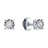 Серьги из белого золота с бриллиантами (Арт.52-222-01752-2)
