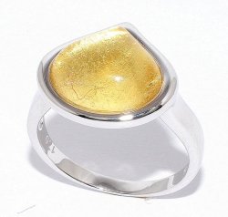 Кольцо Серебряные крылья (Арт.21r2194cgs-133_susalnoezoloto_smolayuvelirnaya_70)