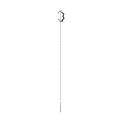 Серьга из белого золота с бриллиантами (Арт.7170009-3)