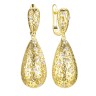Серьги серебряные с фианитами «Gaudi Lemon Glow» Fresh Jewelry (арт.FA-E02358-X-L-X-X-W)